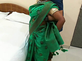 Simran Bhabhi Hardcore Blowjob & Sex in Saree - Desi Housewife Fucked Hard