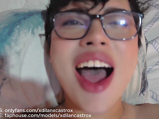 Cute Gay Rides Cock Like an Expert Bitch