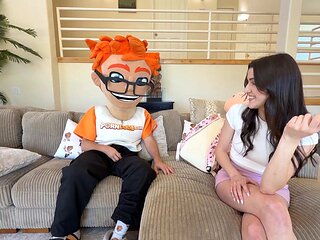 Petite pornstar Becca Blair Gave Me A Sloppy Blowjob, Handjob, And Footjob Combo On PornDudeCasting: Porn