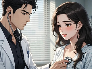 Horny doctor takes advantage of milf's seduction and gives her a hard fuck
