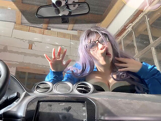 I Make Silly Faces at My Car I Press My Face, My Mouth, and My Tongue Against the Glass Window, and Then I Make Silly Faces.
