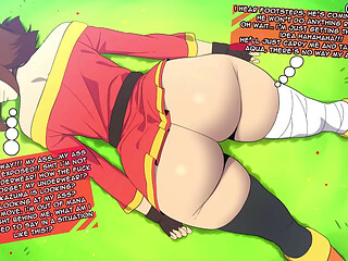 Megumin recibe follada anal de kasuma despues de una explocion