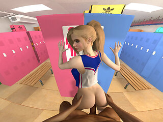 Fvr - 20 - Meet the Cheerleader at the Locker - Cherry