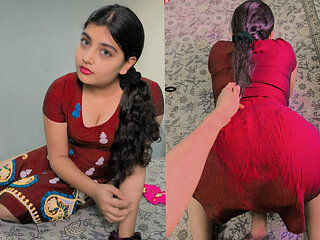 Desi beautiful Newly married Wife's tight pussy fuck Hindi Xxx, Indian desi BBC fuck newly married wife dirty talk