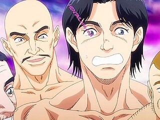Bara muscle hunter fucks ass open in hard park breeding  Dubbed Gay Anime
