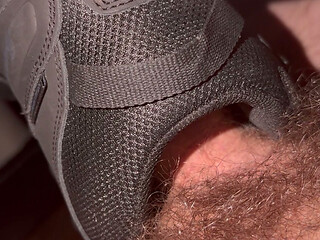Fucking my boot until I cum