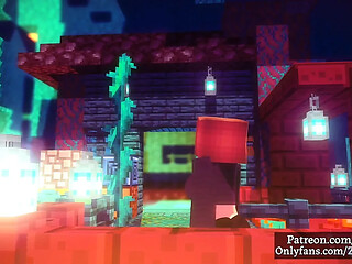 The pixelated world comes alive with a multitude of hookups in this session.