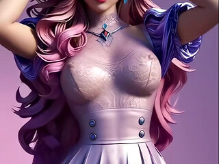 Seraphine's Teasing Dance (Girls' Generation - Gee)  LOL  3D Dance