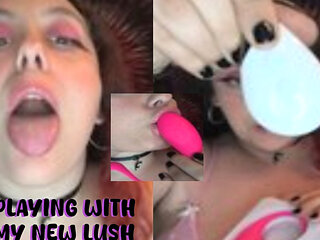 PLAYING WITH MY NEW LUSH