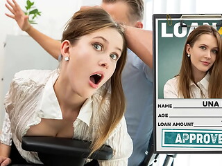 VIP4K. Slutty teen Una Fairy knows she'_s a bad girl and got spanked by a loan manager