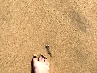 Foot fetish Handjob POV