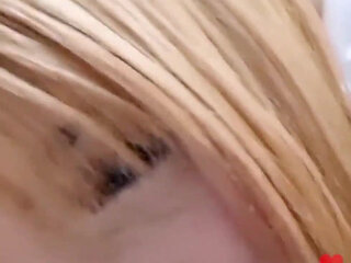 Blonde Venezuelan Lets Her Boyfriend Fuck Her Live While Doing a Tiktok Live