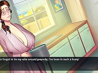 Bete In House In When Fater Was Not Present In Summertime Saga With Car Toon