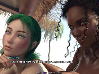 Stepmom with big funbags in sexy anime scenes