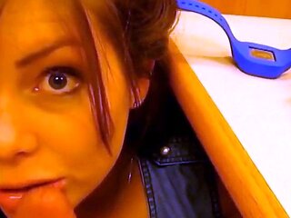 Russian Amateur Teen's Homemade Blowjob