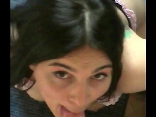 POV: Gia Chains&rsquo_s brown eyes begging, silky brunette swaying, booty high, lips tight around me&mdash_zero hands, 100 % worship