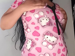 I take off my clothes sensually and end up masturbating and squirting