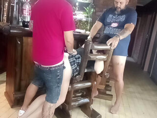 Threesome at the Bar