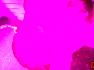 QOS HOTWIFE SUZANNE HOLLY GETS RAILLED BY A BBC BULL IN THE JACUZZI WHILE HER HUSBAND TALKS HER THRU IT