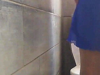 Big Tits MILF Pee and Stuffs Pantyhose Inside Pussy.