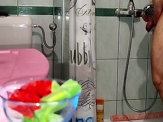 Big Ass Gay showering