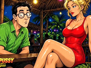 Jealous Wife Had Crazy Sex in the Jungle. Wife Publicly Sucks a Big Black Cock and Fucks