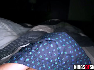 Stepson wants to spend a night in stepmom'_s bed