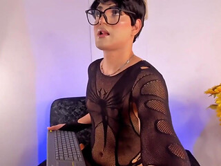 Femboy Ken Sissy Acts Like a Pointe and Dances Sexy for You