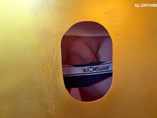 4# Cumshot Challenge - XL Cock with Foreskin at Gloryhole
