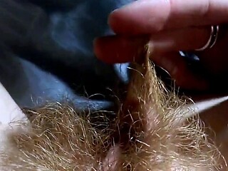 Hairy Amateur Redhead Pussy Masturbation