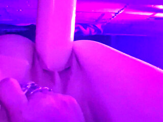 Riding my 13 inch dildo