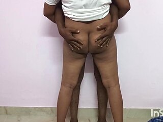 Passionate kissing with a captivating housewife in a school uniform