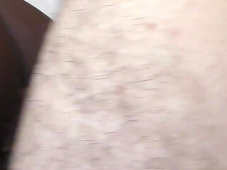 Petite ebony maid fucked and creampied in the kitchen