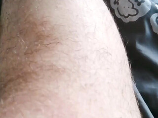 All Natural Leg Tease Hairy and Sensual