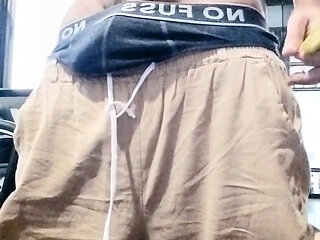 Desi indian gay boy showing big coc