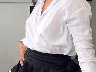 I Fuck the English Teacher Hard During Class