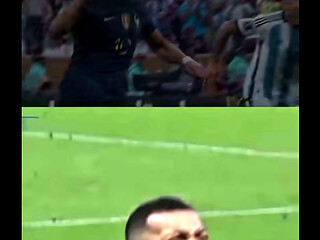 Mbapp&eacute_ amassando uma Argentina na final da copa de 2022
