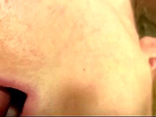 Big-titted amateur swallows loads of creamy cum