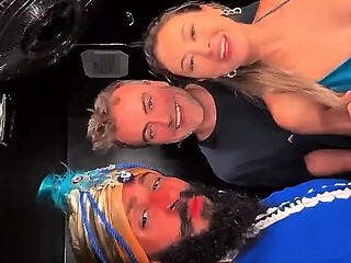 Hot cuckold fantasy with a nasty Latina that wants a bigger cock