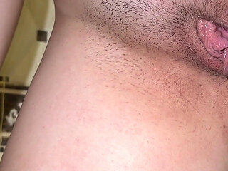 Creampie Collection! Cleaning Tight Pussy Close up. POV