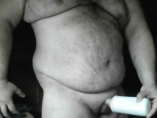 I Fuck a Fake Pussy and Jerk My Cock Hard Until I Cum Hot