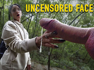 Dick Flash in Park (uncensored) a Stranger Caught Me Jerking off and Helped Me Cum