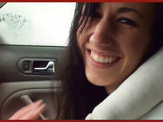 Czech Amateur Couple Terra Sweet & Syren Demer Public Sex - Blowjob & Creampie in Prague City