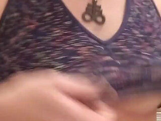 Playing with My New Found Tiddy Jiggle