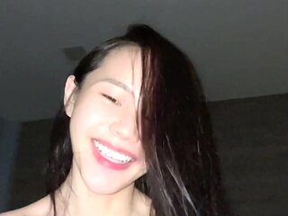 Small titted babe gives awesome blowjob