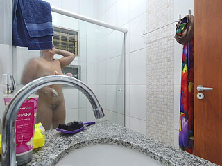 Camera on Hot Stepcousin in the Shower - I Cant Wait to Fuck Her