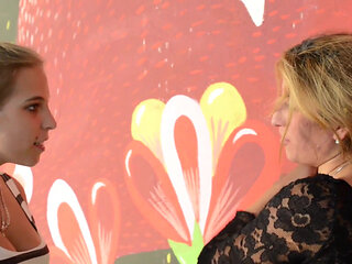 Faceslapping mega slaps - I fight for my place - Domina Mikaela Wolf & slave Natasha Grof