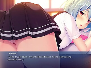 Animated beauty gets naughty at home