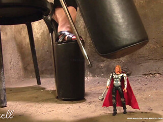 Giantess Trampling with High Heels