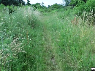 Busty Asian Gets Lost in the Forest and Gets Help by Getting Fucked Hard!